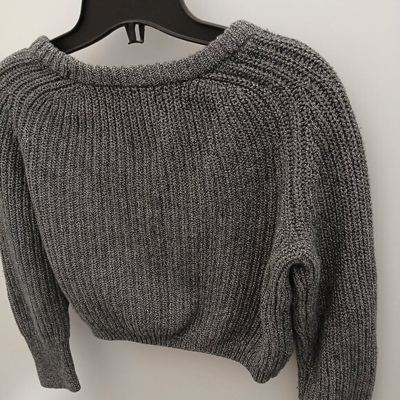 American Apparel Cropped Combed Cotton Sweater - Picture 9 of 9